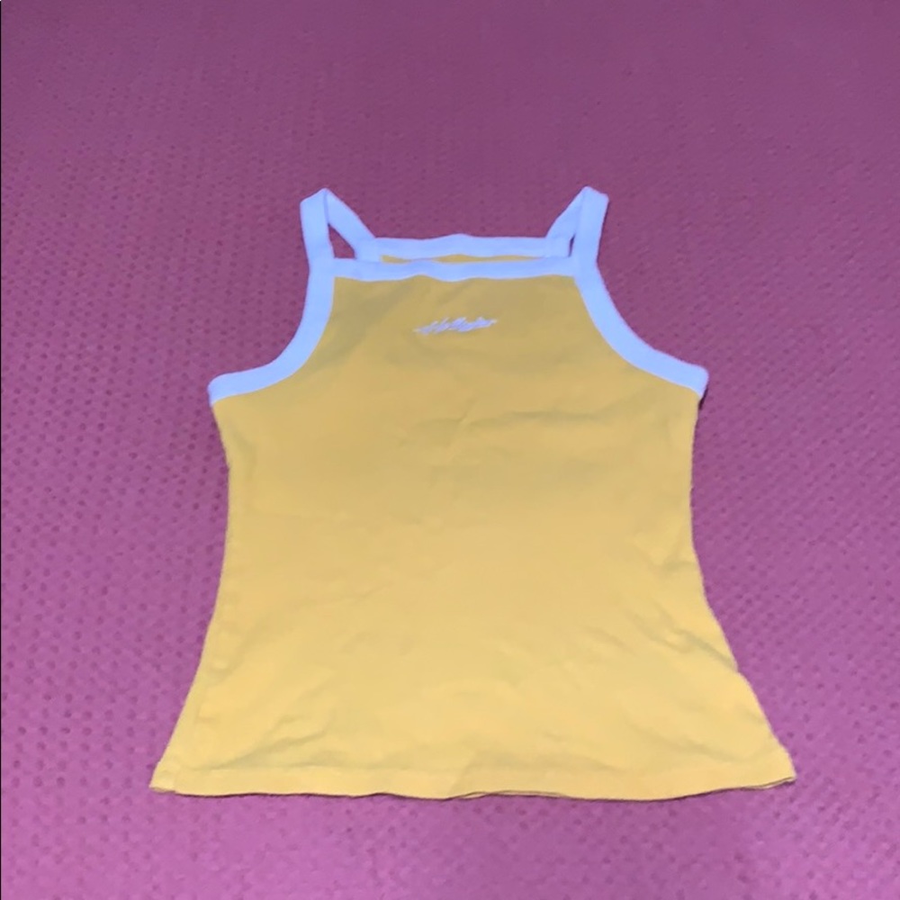 Hollister Yellow Slim Tank